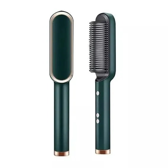 Electric Hair Straightening Brush with Fast Heating Technology