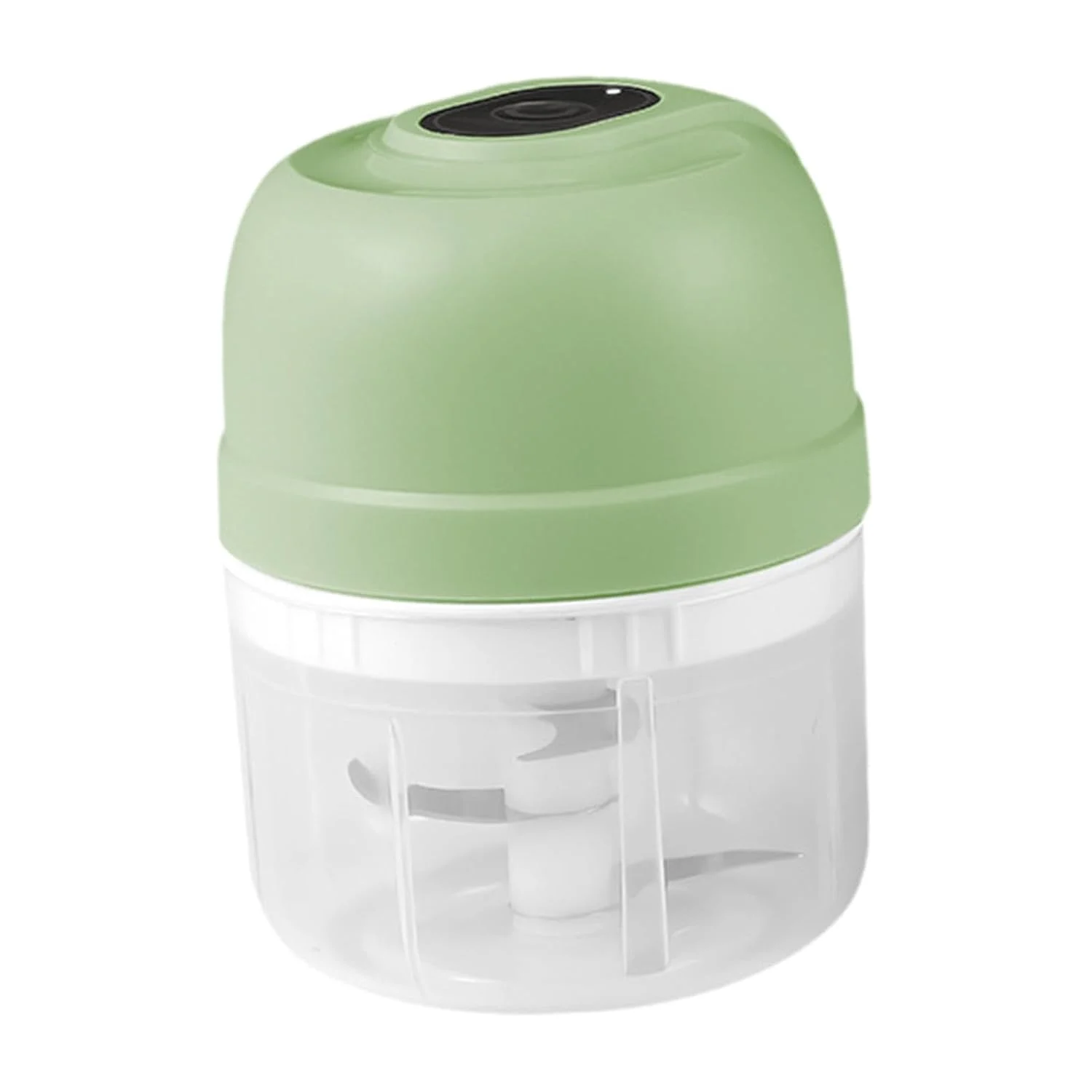 Electric Garlic Chopper Vegetable Cutter for Restaurant Kitchen Green