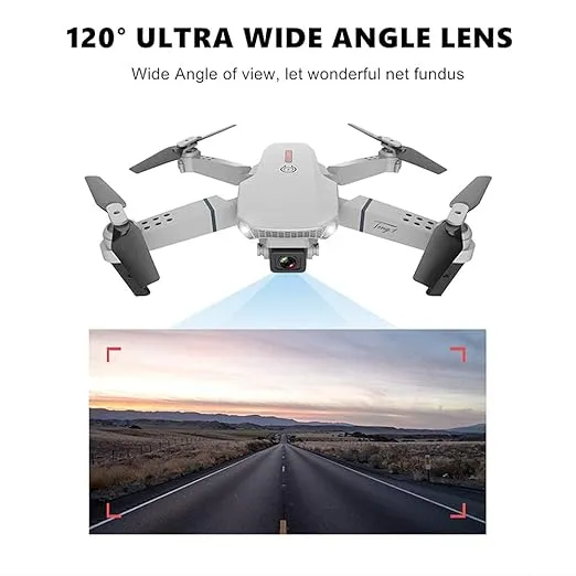 GPS Drone with 4K Camera for Adults, RC Quadcopter with Auto Return, Follow Me, Gesture Control, Point of Interest, Waypoints, Headless Mode, Batteries, Compatible with VR Glasses