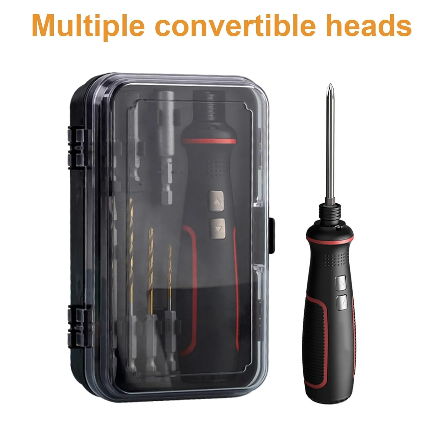 Electric Precision Screwdriver Set with Multiple Convertible Heads