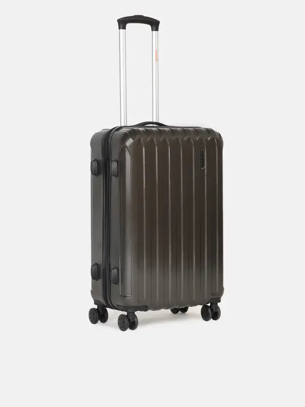 Suitcase (67 cm) 8 Wheels - Pegasi - Grey